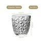 Embossed Drinking Tumblers Set Of 6 260ml