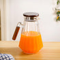 Embossed Geometric Borosilicate Glass Jug 1600ml