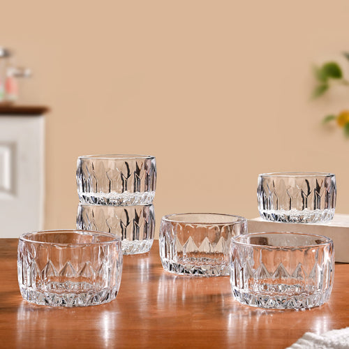 Embossed Side Bowl Set Of 6 160ml