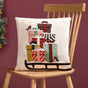 Embroidered Christmas Gifts Cushion Cover 40x40cm