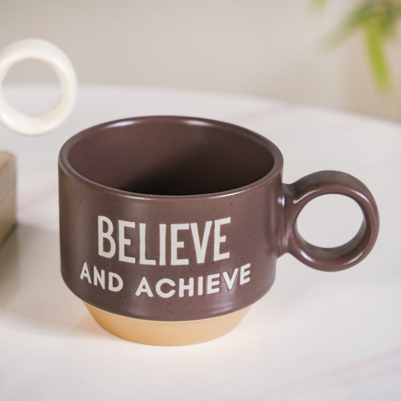 Empowering Quotes Stackable Tea Cup Set Of 4 215ml