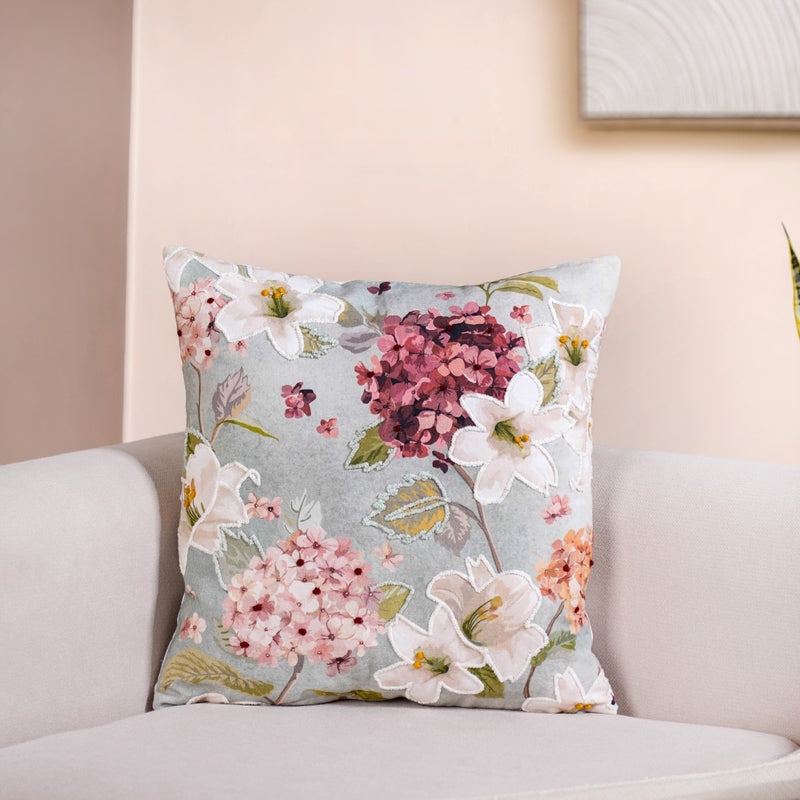 Enchanted Garden Cotton Cushion Cover Set Of 2 40x40cm