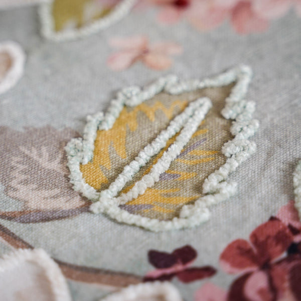 Enchanted Garden Embroidered Cotton Cushion Cover Set Of 2 40x40cm