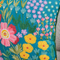 Enchanted Flora Cotton Embroidered Cushion Cover 40x40cm