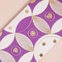 Set Of 12 Geometric Luxury Shagun Envelope Purple