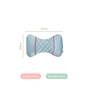 Ergonomic Velvet Car Neck Pillows Set Of 2