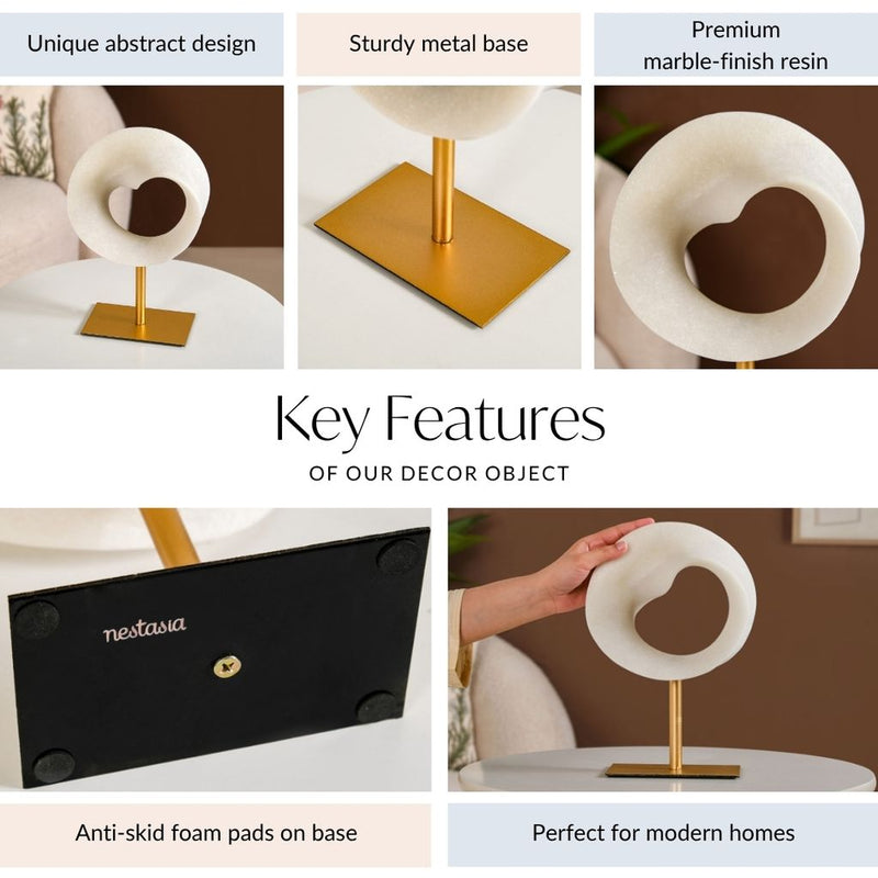 Eternal Loop Resin Table Decor