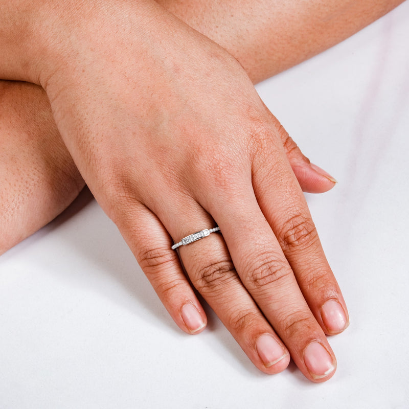 Ethereal Charm Adjustable Silver Ring