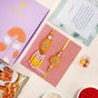 Ethereal Yellow Pearl Rakhi Lumba Gift Set