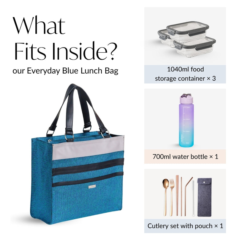Everyday Blue Lunch Bag