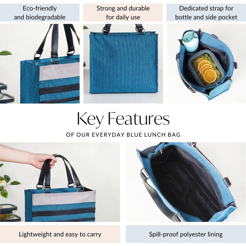 Everyday Blue Lunch Bag