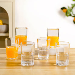 Everyday Tea Glass Set Of 6 190ml