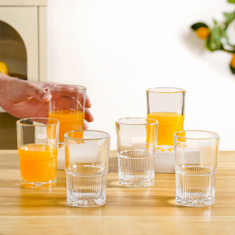 Everyday Tea Glass Set Of 6 190ml