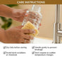 Everyday Transparent Glass Bottle Set Of 2 980ml