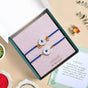 Evil Eye Adjustable Rakhi Bracelet Set