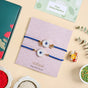 Evil Eye Adjustable Rakhi Bracelet Set