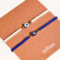 Protective Evil Eye Amulet Bracelet Set Of 2