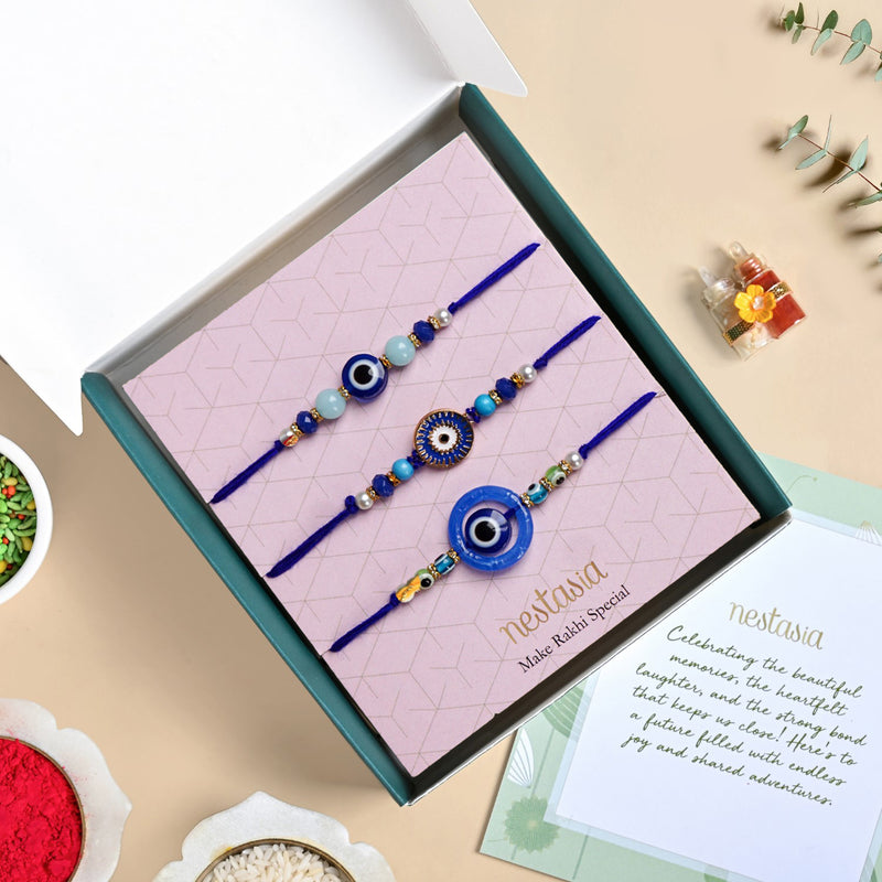 Eyeconic Evil Eye Rakhi Set