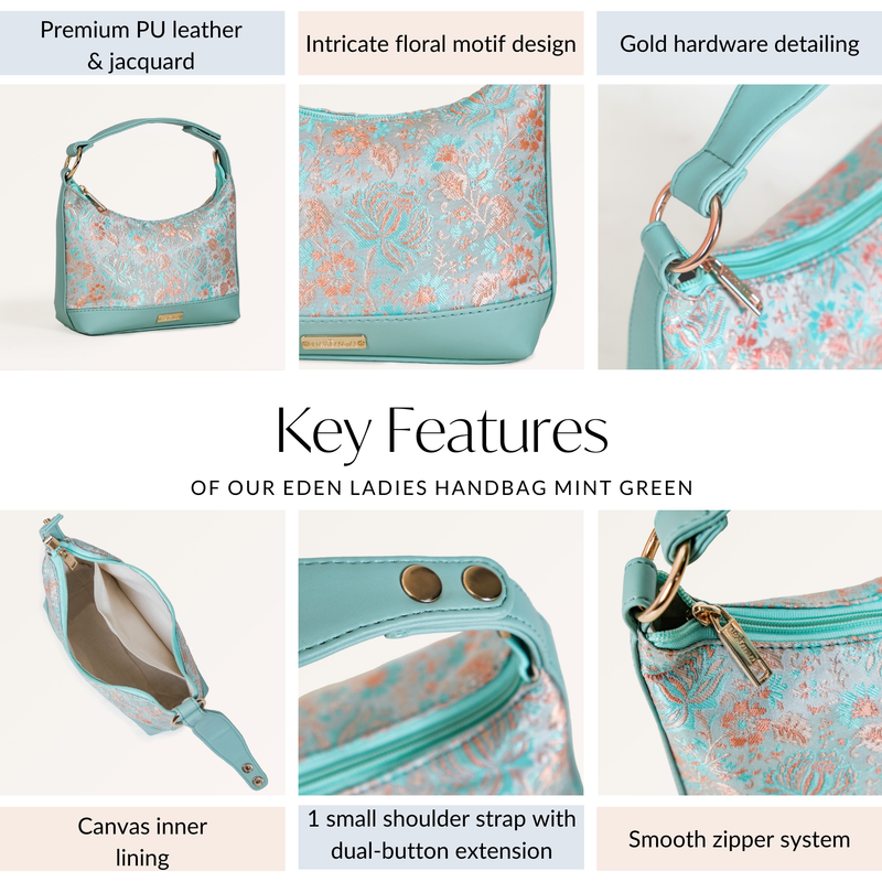 Eden Handbag Mint Green