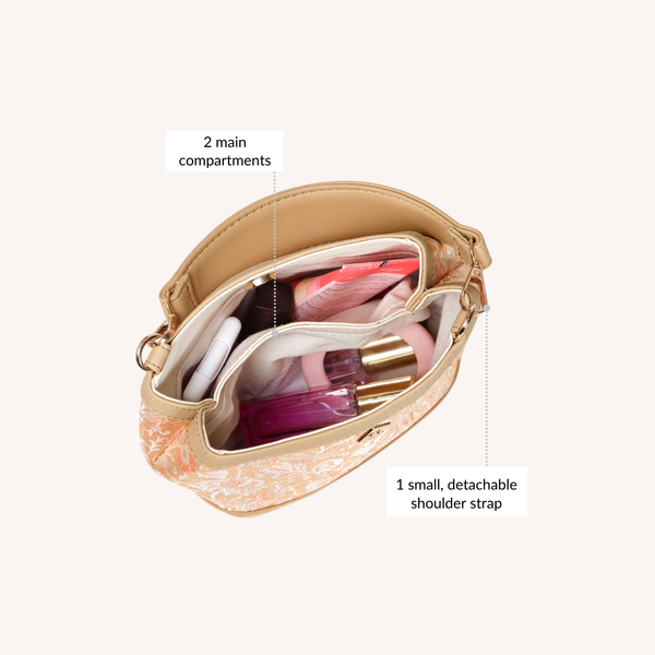 Eden Beige Bucket Bag For Women