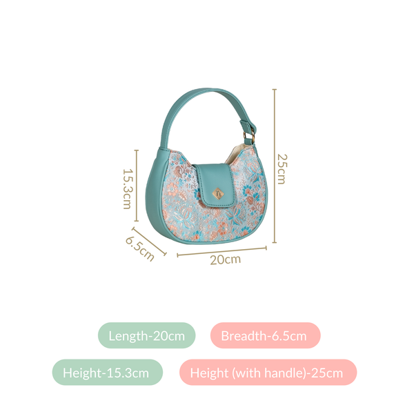 Eden Mint Moon Bag