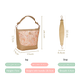 Eden Beige Bucket Handbag For Women