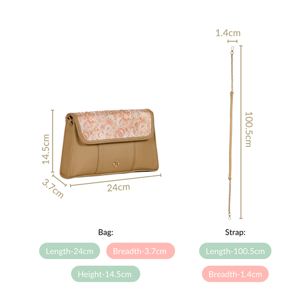 Eden Sling Bag Beige