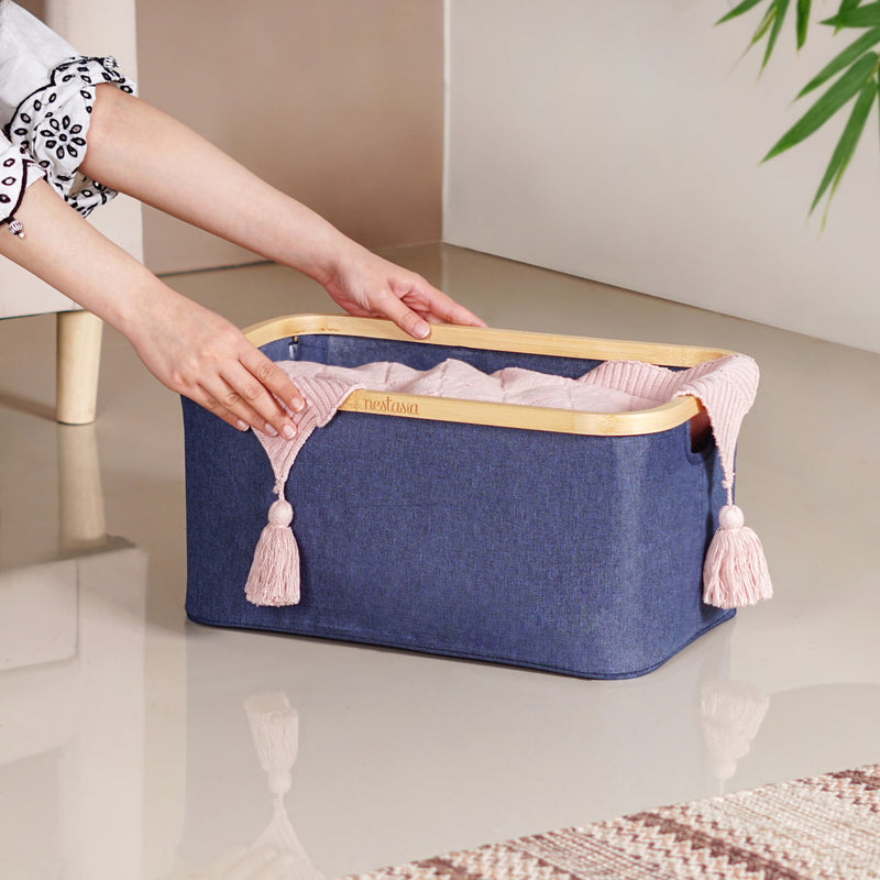 Fabric Basket Blue