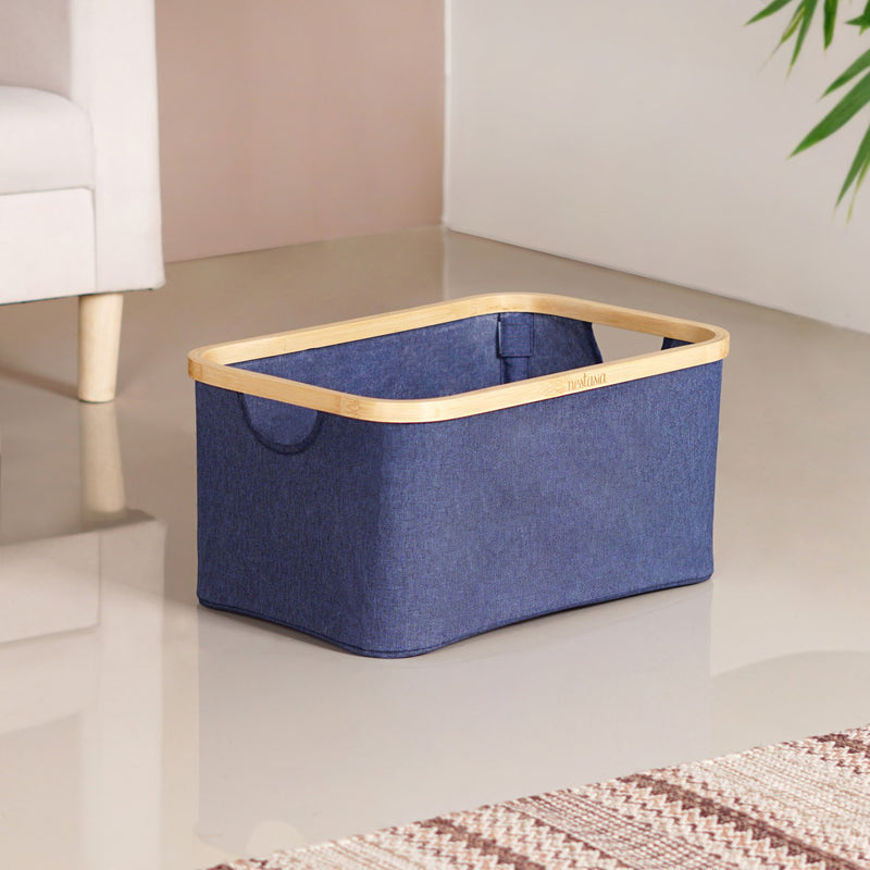 Fabric Basket Blue