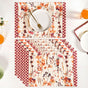 Checkered Border Placemat Set Of 6