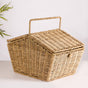 Farmhouse Eco Friendly Picnic Basket- Farmhouse Picnic Basket, Eco-Friendly Basket, Decorative Picnic Basket, Sustainable Basket, Eco Picnic Basket