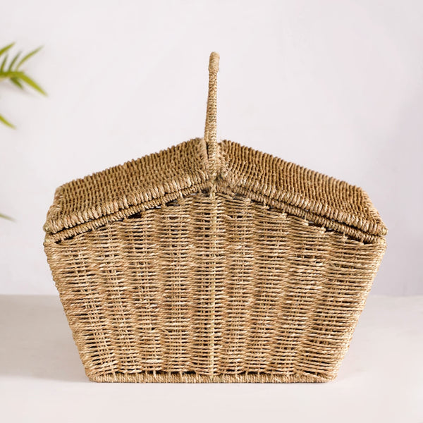Farmhouse Eco Friendly Picnic Basket