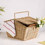 Farmhouse Eco Friendly Picnic Basket- Farmhouse Picnic Basket, Eco-Friendly Basket, Decorative Picnic Basket, Sustainable Basket, Eco Picnic Basket