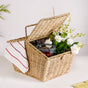 Farmhouse Eco Friendly Picnic Basket- Farmhouse Picnic Basket, Eco-Friendly Basket, Decorative Picnic Basket, Sustainable Basket, Eco Picnic Basket