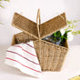 Farmhouse Eco Friendly Picnic Basket- Farmhouse Picnic Basket, Eco-Friendly Basket, Decorative Picnic Basket, Sustainable Basket, Eco Picnic Basket