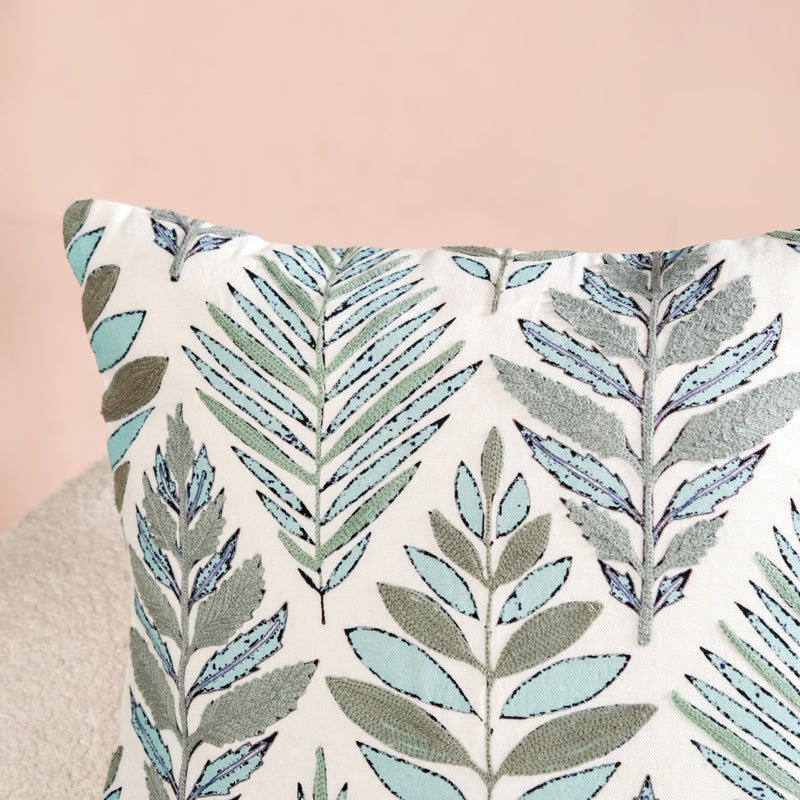 Fern Frond Cotton Cushion Cover 50x50cm
