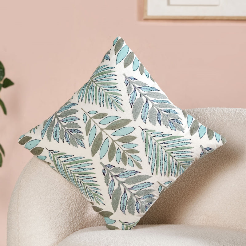 Fern Frond Cotton Cushion Cover 50x50cm