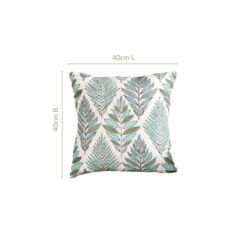 Fern Frond Cotton Cushion Cover 50x50cm