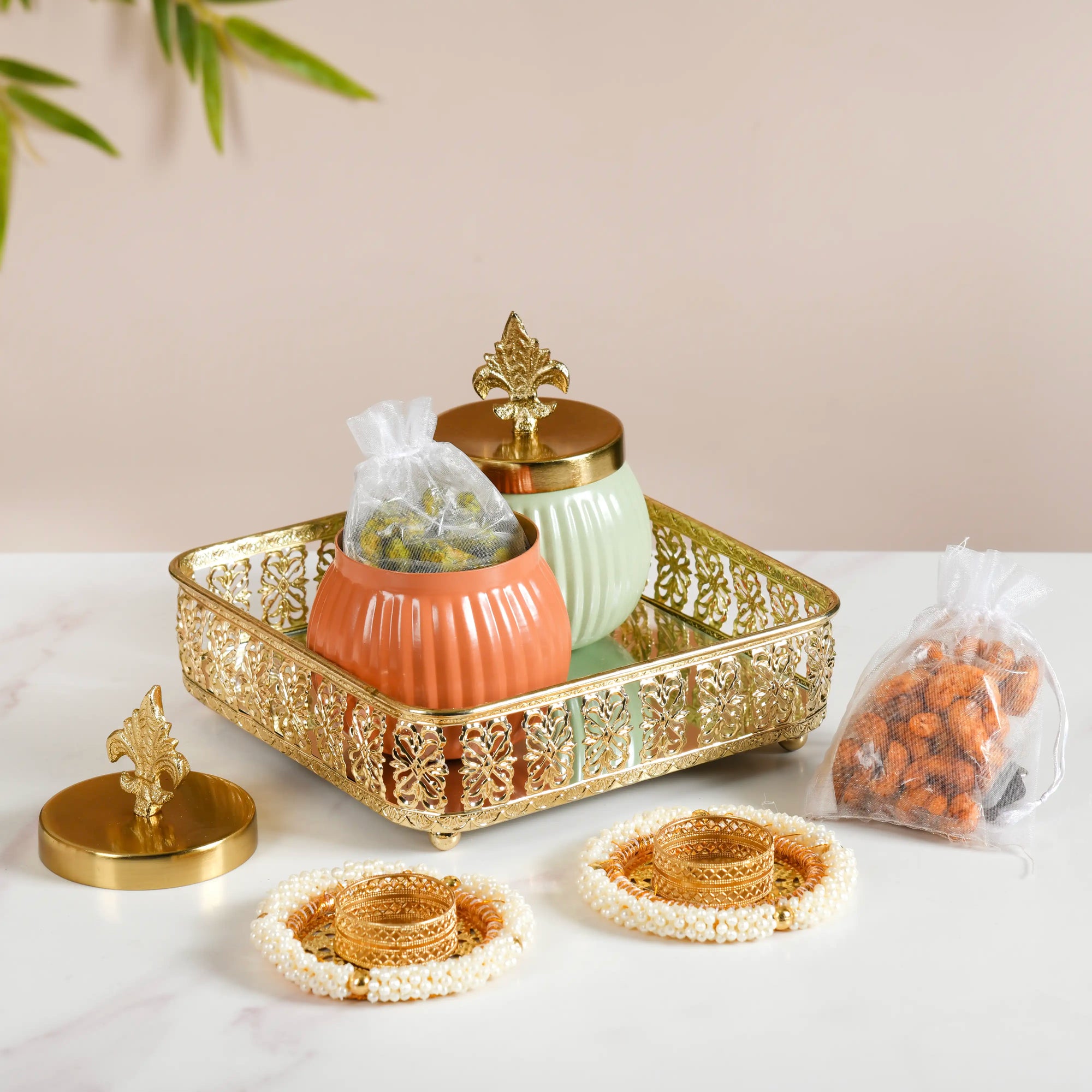 Diwali Dry Fruits Tray Gift Hamper Set of - Main Image