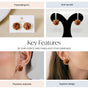 Fierce And Fabulous Stud Earrings