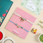 Blue Bird Charm Rakhi And Lumba Bracelet Set