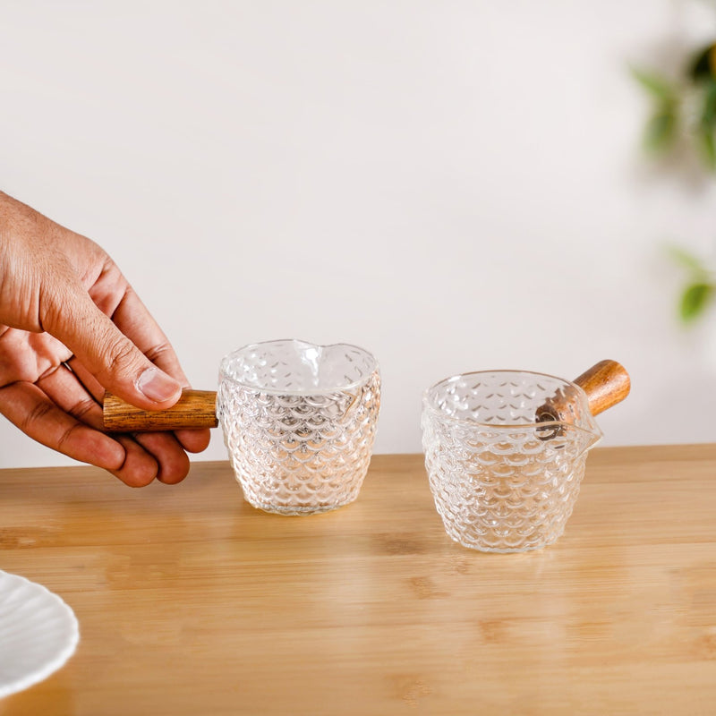 Flavouring Sauce Dip Syrup Bowl With Handle 120ml Set Of 2