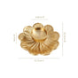 Flora Aluminium Tealight Holder Set Of 2