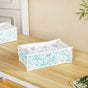 FloraFold Wardrobe Organizer Set Of 2 In Blue