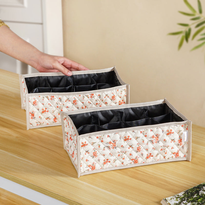 FloraFold Wardrobe Organizer Set Of 2 In Coral