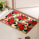 Floral Bouquet Coir Floor Mat 36x24 Inch