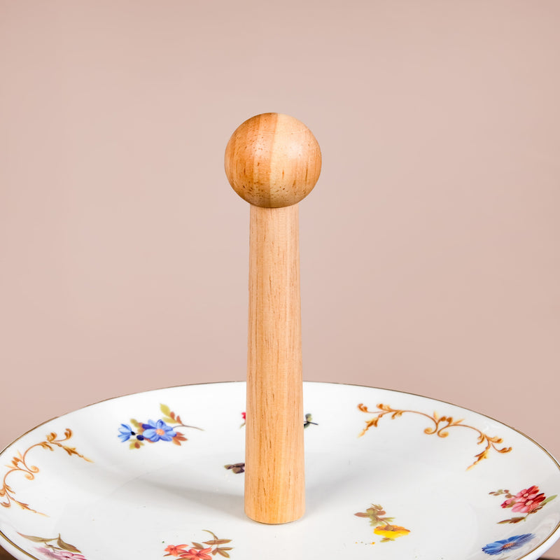 Floral Ceramic Two Tier Cupcake Stand