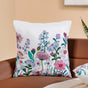 Floral Embroidered Cotton Cushion Cover Set Of 2