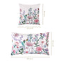Floral Embroidered Cotton Cushion Cover Set Of 2