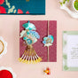Floral Fantasy Rakhi And Lumba Gift Set
